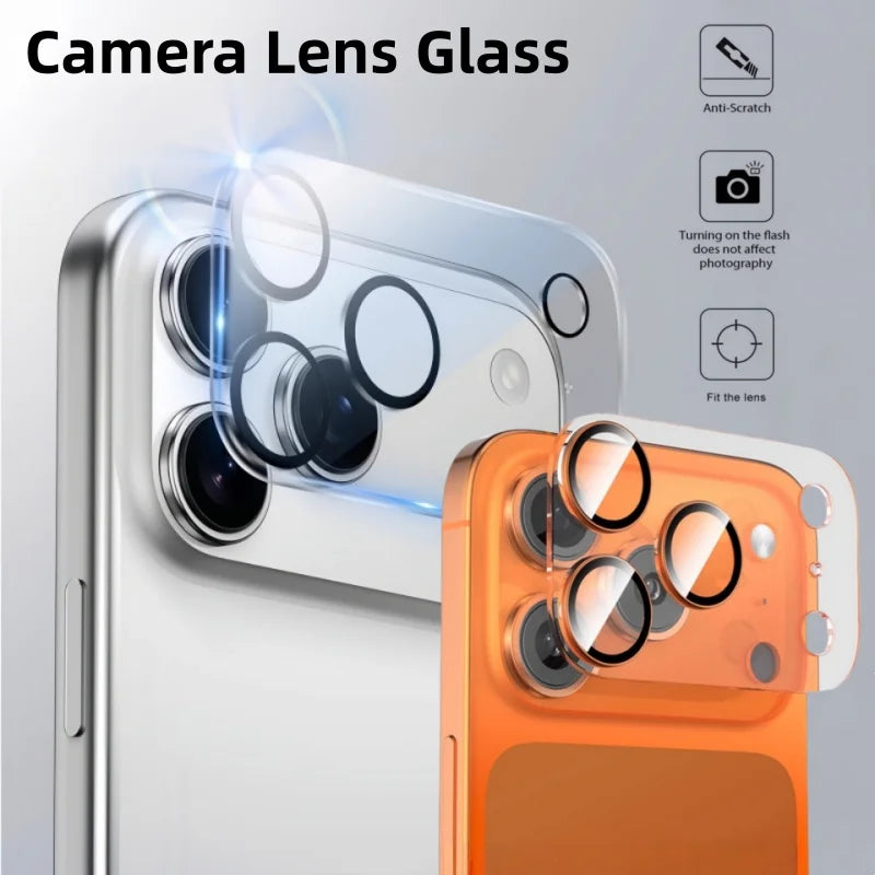 Luxury HD Clear Lens Tempered Glass for IPhone 17 Pro Max 17pro 17 Air Anti-Glare Camera Protector Back Lens Cover