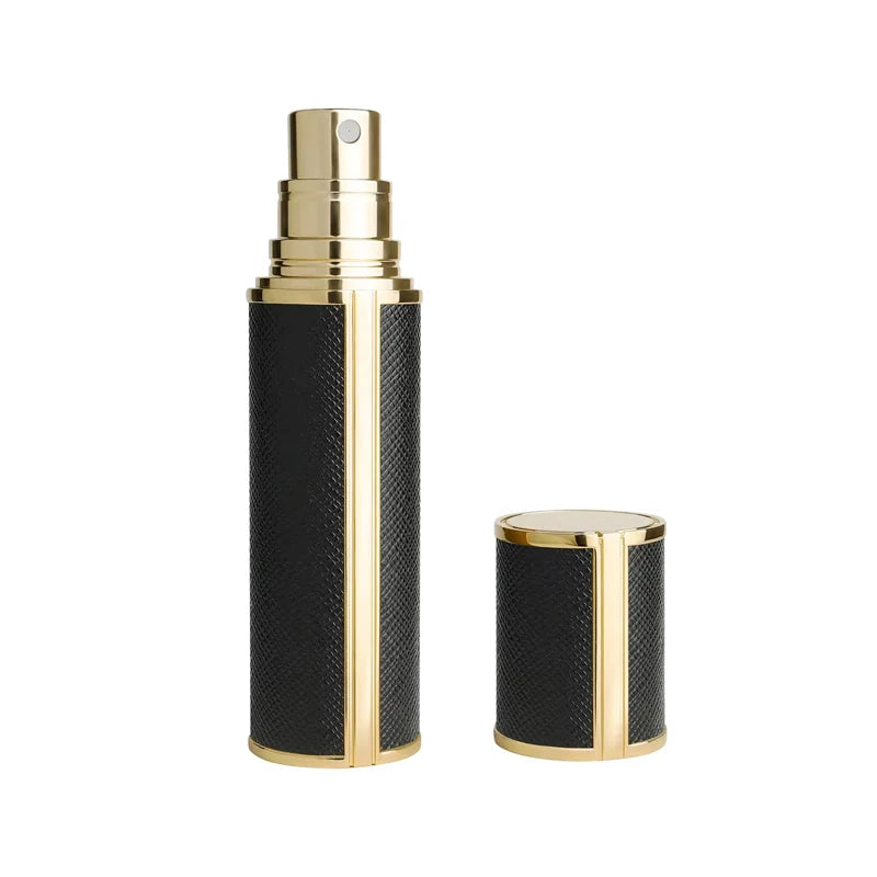 5ML Portable Compact Leather Perfume Bottle Multipurpose Sprayer Refillable Empty Perfume Atomizer for Travel Spray Bottle 1PC