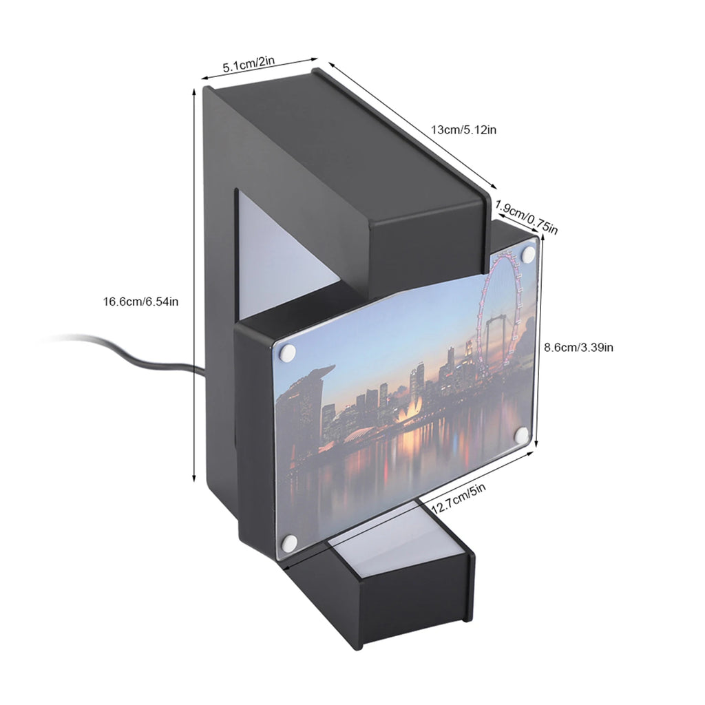 LED Magnetic Levitation Photo Frame Home Office Wedding Decoration LED Red Heart Photo Frame Magnetic Levitation Photo Frame