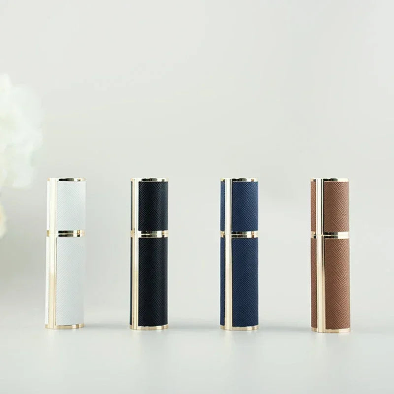 5ML Portable Compact Leather Perfume Bottle Multipurpose Sprayer Refillable Empty Perfume Atomizer for Travel Spray Bottle 1PC