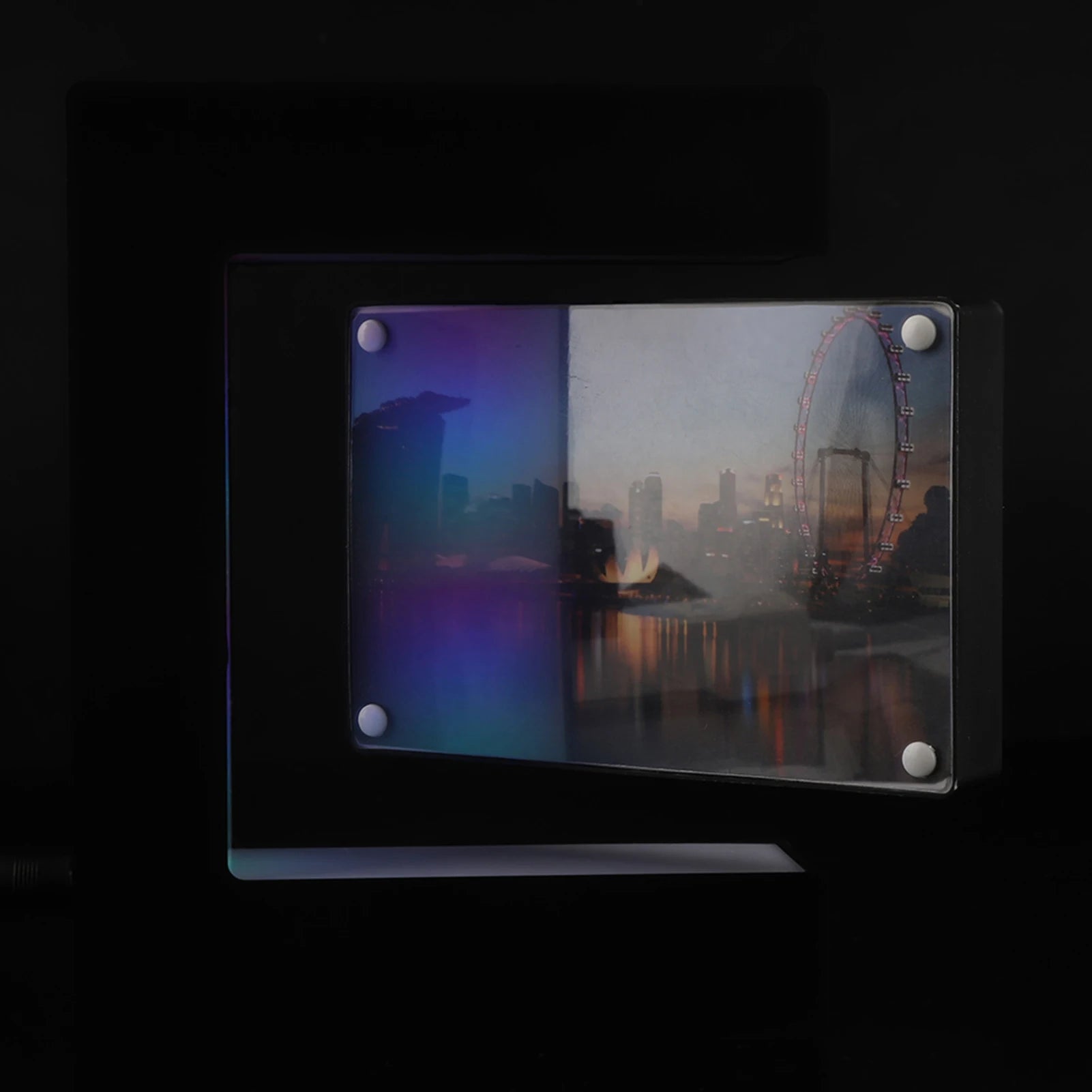 LED Magnetic Levitation Photo Frame Home Office Wedding Decoration LED Red Heart Photo Frame Magnetic Levitation Photo Frame