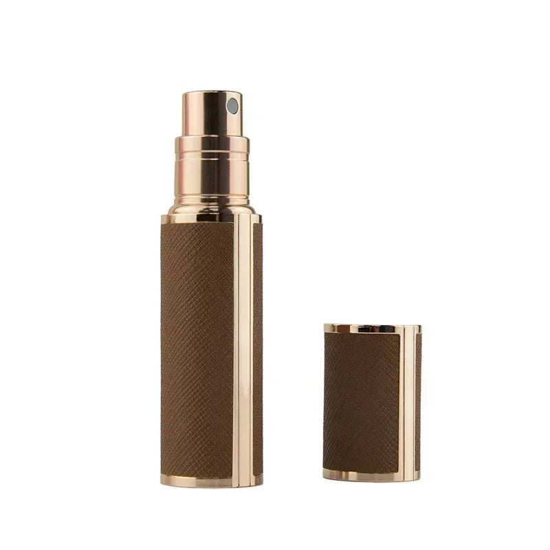 5ML Portable Compact Leather Perfume Bottle Multipurpose Sprayer Refillable Empty Perfume Atomizer for Travel Spray Bottle 1PC