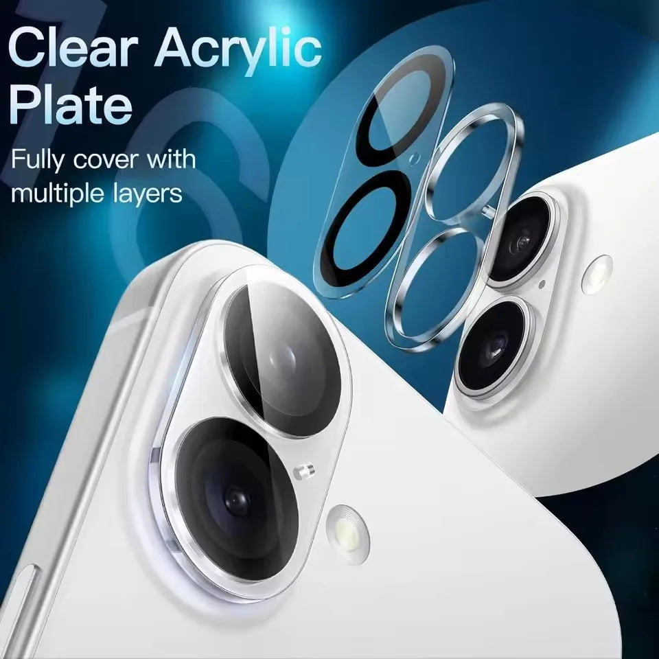 Luxury HD Clear Lens Tempered Glass for IPhone 17 Pro Max 17pro 17 Air Anti-Glare Camera Protector Back Lens Cover
